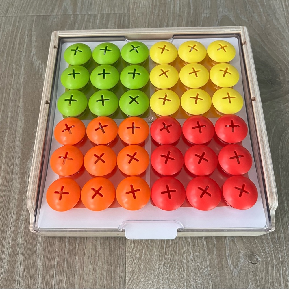 Lovevery Montessori Toy Mosaic Button Board from Playkit Kids Peg Board Set